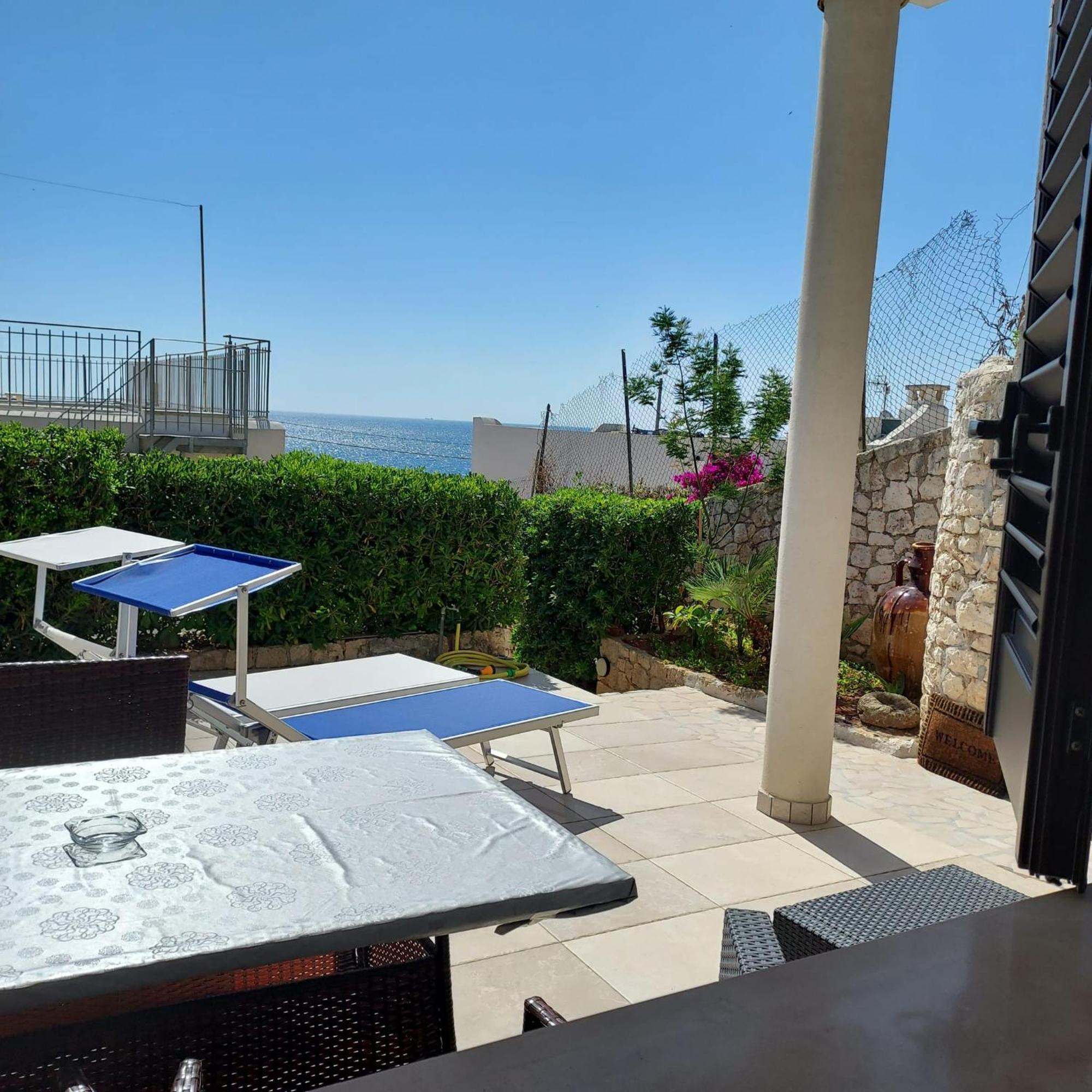 Casa Vacanze Vista Mare Salento Tricase Porto Villa Antonio E Villa Rosanna Marina Porto Luaran gambar